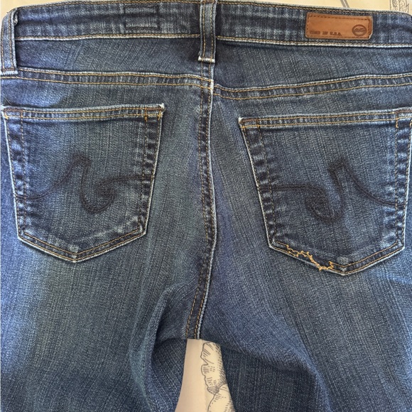 AG Jeans Prima Ankle Mid-Rise Cigarette Jean – Dark Fade Wash (Size 28R) *Read* - Picture 8 of 12